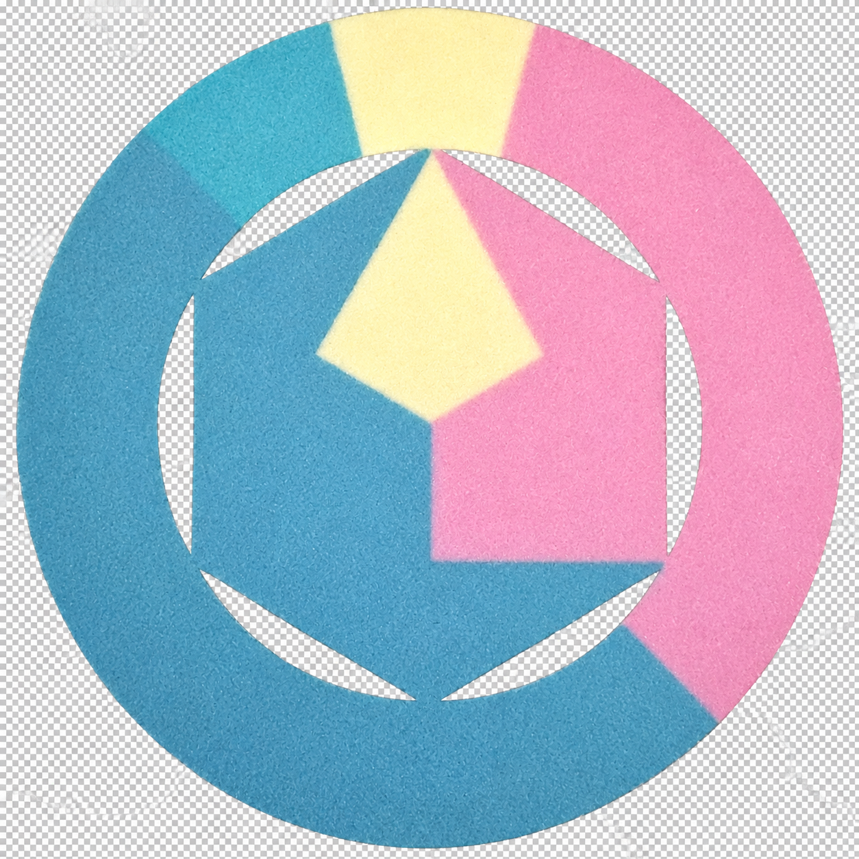 AI-assisted recreation of the color wheel from Grayson’s first CMYKForge model